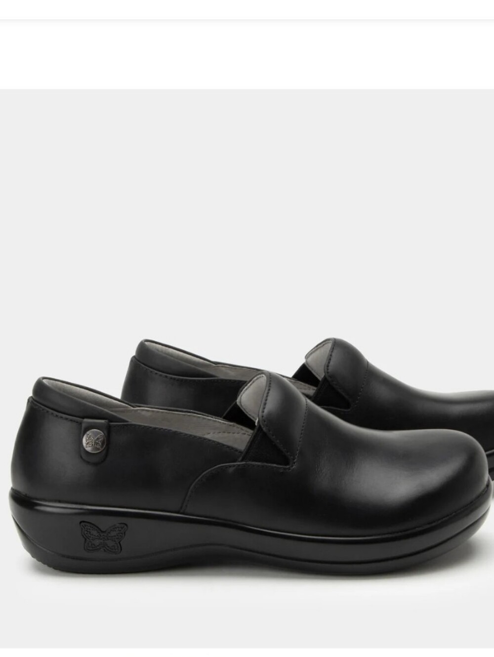 Brand New Alegria Keli 7582 Oiled Black Women's Slip-On Loafers Clog, 38 (8-8.5)